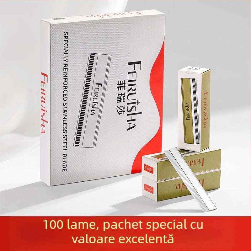 Lame pentru sprâncene, ondulate, de unică folosință, set 10 buc., oțel