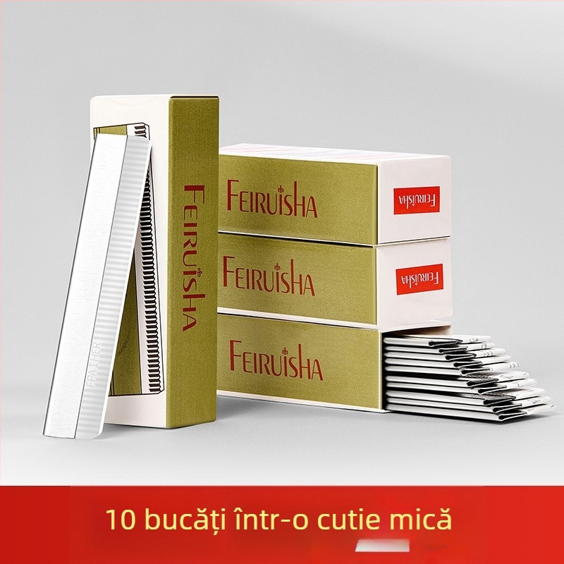 Lame pentru sprâncene, ondulate, de unică folosință, set 10 buc., oțel