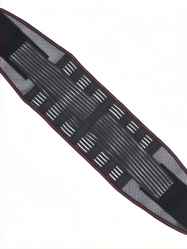 Centură de talie cu placă de oțel – subțire, plasă respirabilă, unisex, protecție talie (Poliester; Placă de oțel; Unisex; Activități în aer liber; Protecție talie)