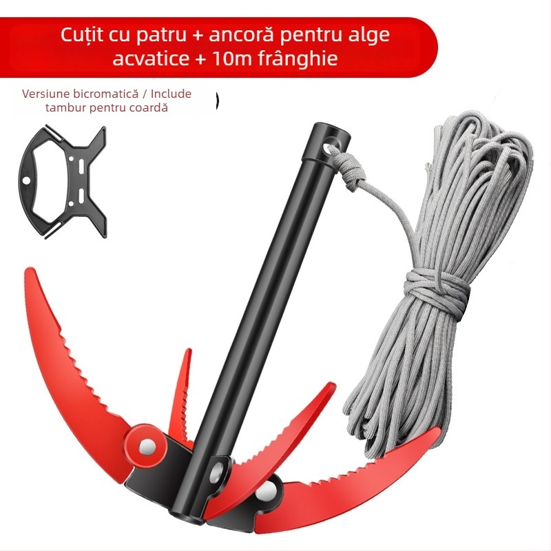 Mengda cuțit pentru tăierea vegetației acvatice pentru pescuit – unealtă de eliminare a ierbii