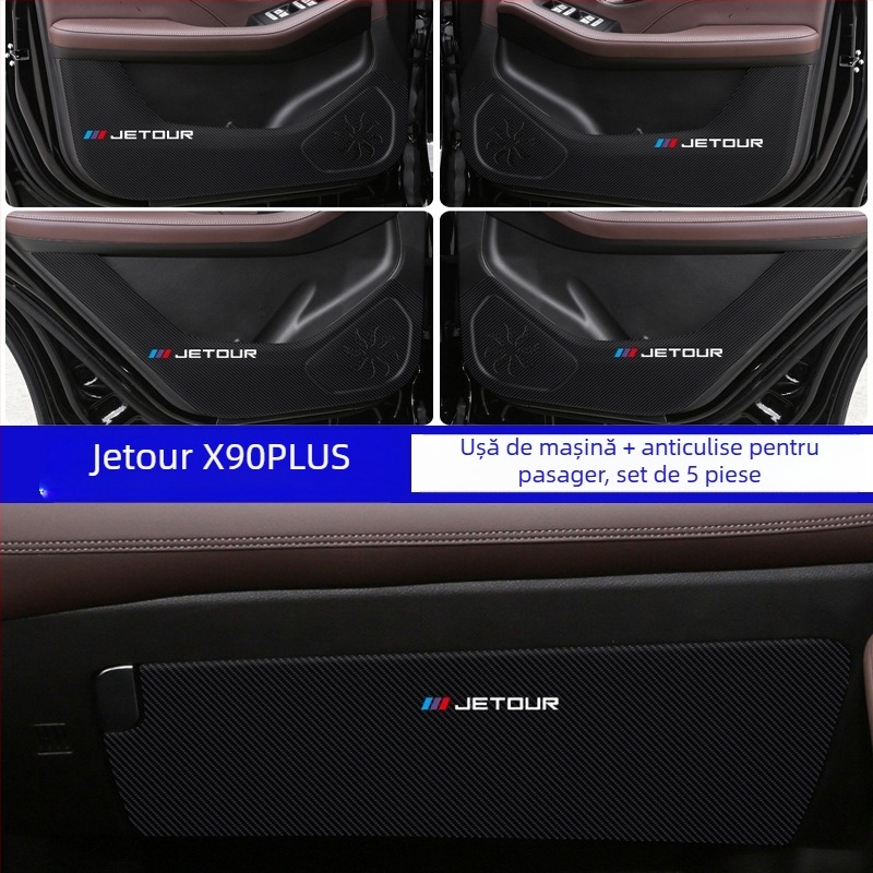 Padă de protecție a ușii pentru Chery Jietu X90PLUS, din piele, cu logo imprimat • Brand: Chiwick