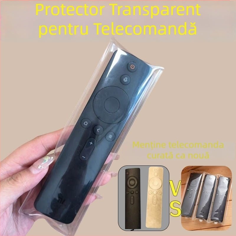 Husă pentru telecomandă din plastic — stil modern minimalist, compatibilitate universală