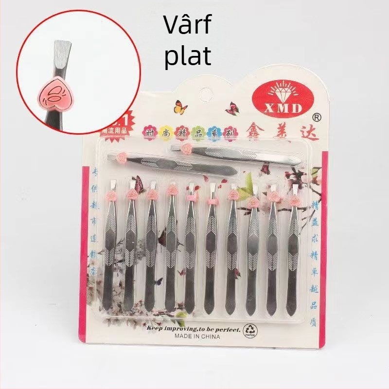 Xinmeida clemă pentru sprâncene, instrument cosmetic din oțel, cod produs 10099