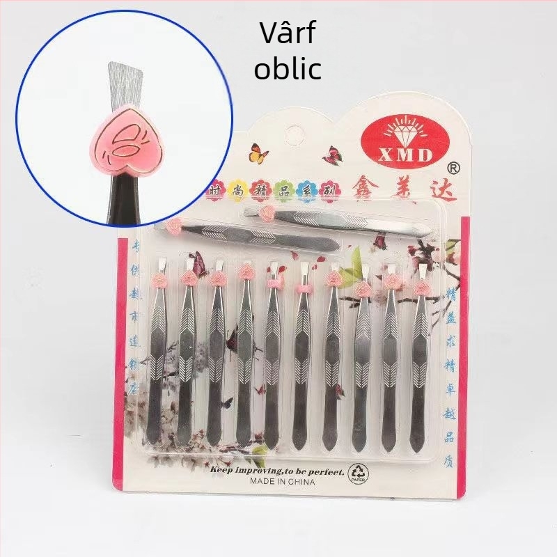 Xinmeida clemă pentru sprâncene, instrument cosmetic din oțel, cod produs 10099