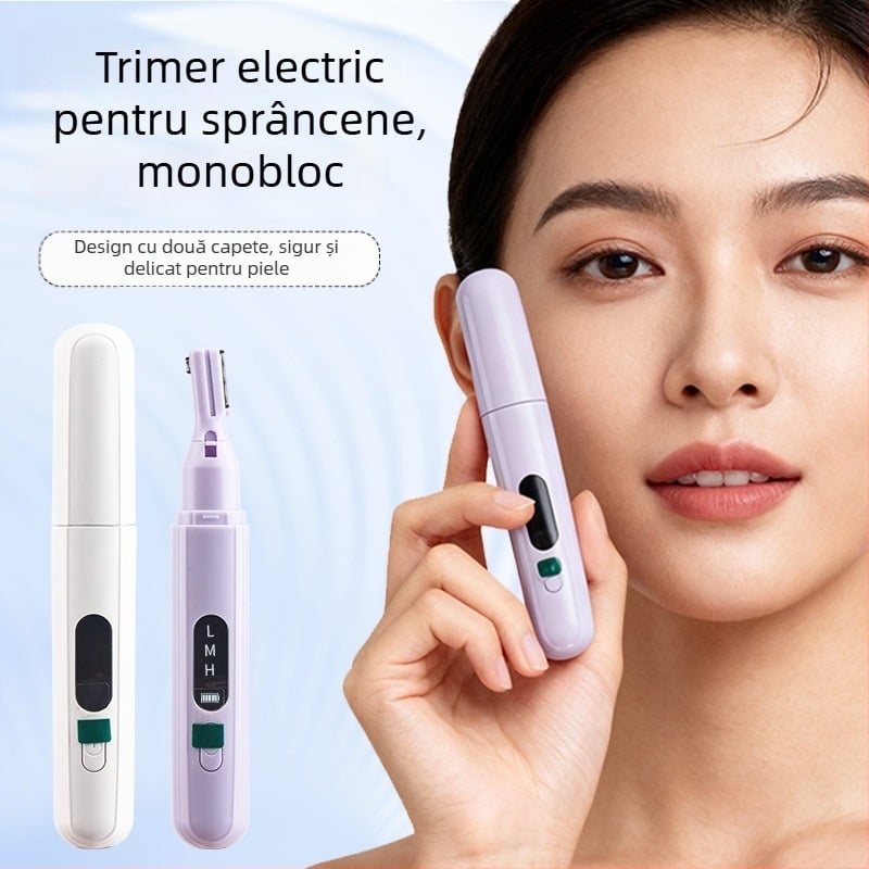 Trimer pentru sprânene USB, corp ABS, electric, pentru uz casnic, universal