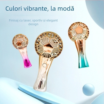 Ventilator mini USB reîncărcabil, Cupa Mondială la fotbal, portabil pentru exterior, ventilator de birou, 3 viteze, baterie încorporată 300–500 mAh, zgomot redus 45–50 dB