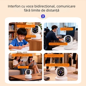 Cameră de supraveghere 4G pentru interior cu vizionare noaptea 0.00001 lux, senzor 1/2.9, funcție de alarmă, alimentare 48V