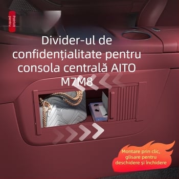 Rulou pentru control central M7M8 — separator de confidențialitate, ABS, montaj Snap-on