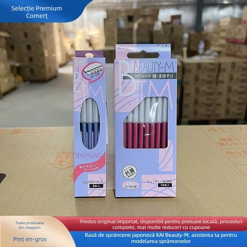 awas Trimmer pentru sprâncene – set de 5 bucăți din oțel inoxidabil, pentru începători, sigur, unisex