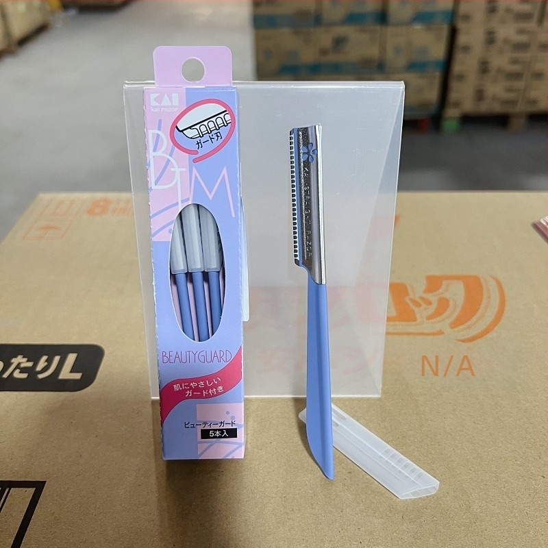 awas Trimmer pentru sprâncene – set de 5 bucăți din oțel inoxidabil, pentru începători, sigur, unisex