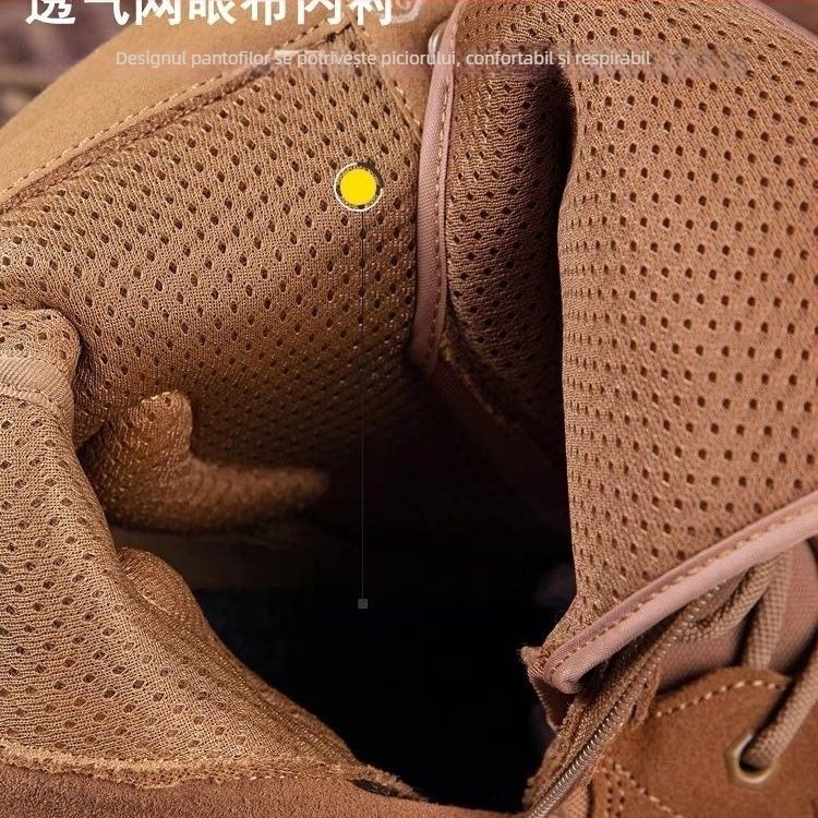 Cizme de luptă Knight, înalte, impermeabile, respirabile, ușoare, antiderapante