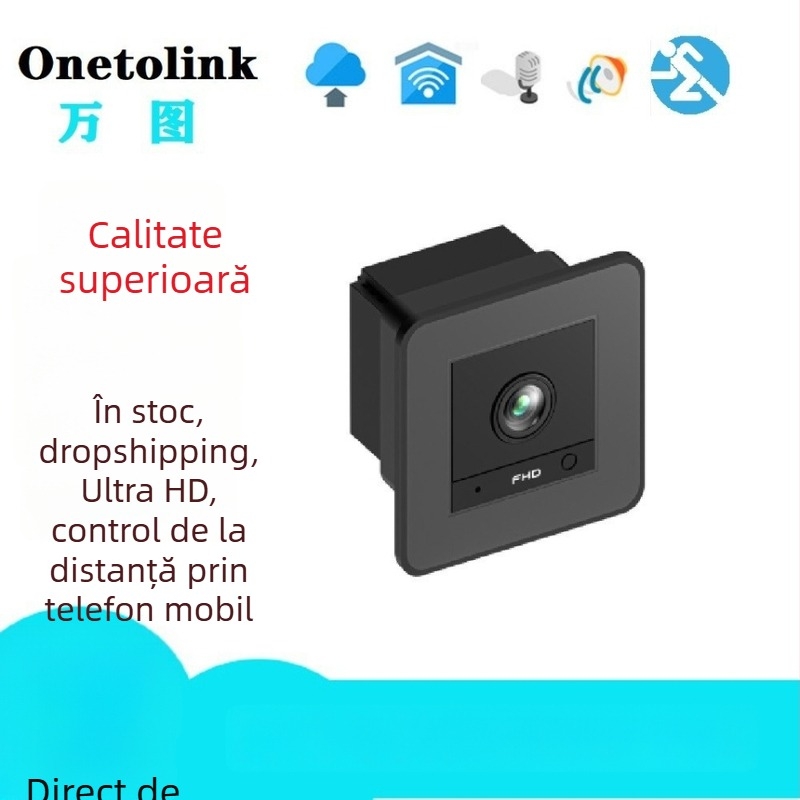 Camera wireless de rețea S20M – 2MP, 1080p, obiectiv 3,6°, vizionare nocturnă IR la 10 m, detecție de mișcare