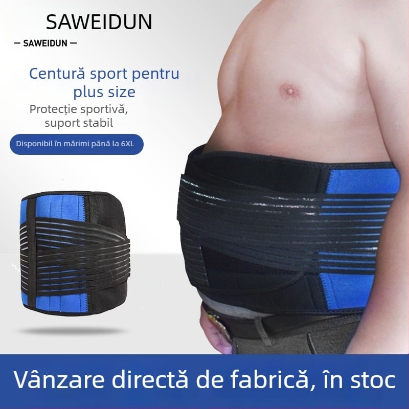 Protecție talie – corset abdominal pentru baschet și alergare, fibră de poliester, susținere profesională a taliei
