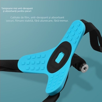 GoPro HERO10 cameră de sport – montură pentru bărbie pe cască cu curele și catarame (Brand: Other; Logo imprimat: Nu; Import: Nu; Variante curele; Variante catarame)