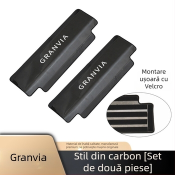 Panel de protecție a spatelui scaunului pentru Toyota Sienna/Granvia — oțel inoxidabil, marcă Chi Weng, model 1