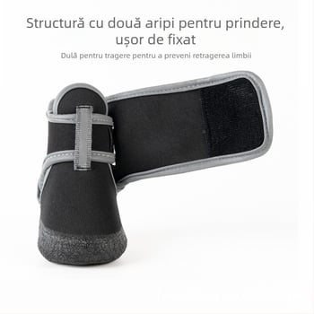 Pantofi de ploaie pentru câini - respirabili, îngroșați, antiderapante, impermeabili, latex natural