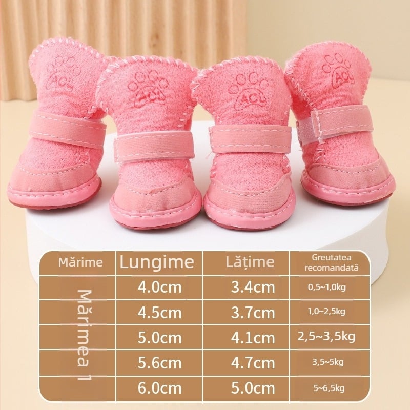 Pantofi pentru câini – calzi, stil de relaxare, pentru câini, origine Zhejiang, categorie: încălțăminte