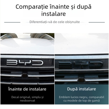 Autocolante decorative pentru emblemă spate BYD Destroyer 05, din oțel inoxidabil, model Ozf, Hanbang jiechen