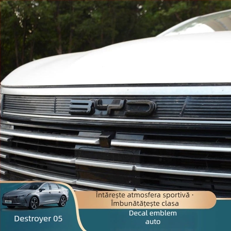 Autocolante decorative pentru emblemă spate BYD Destroyer 05, din oțel inoxidabil, model Ozf, Hanbang jiechen