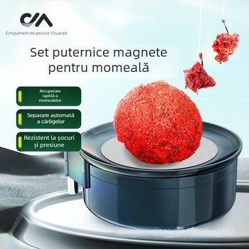 Kawazawa Tavă Magnetică cu Două Funcții pentru Momeli, cu Bazin Deschis – Plastic, Accesorii de Pescuit