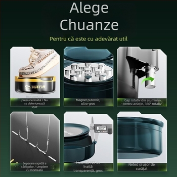 Kawazawa Tavă Magnetică cu Două Funcții pentru Momeli, cu Bazin Deschis – Plastic, Accesorii de Pescuit