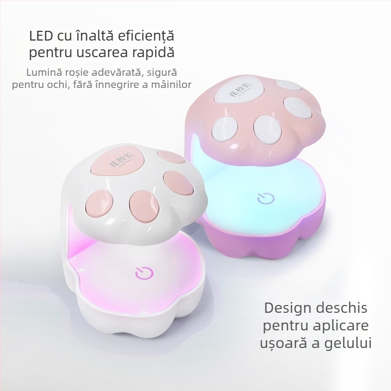 Lampă UV-LED pentru uscare gel de unghii, pentru ambele mâini — Principal Hua, marcă autohtonă, pentru utilizatori obișnuiți, fără import