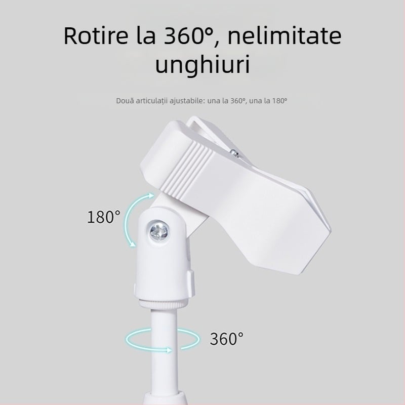 Lampă manuală pentru unghii cu suport cu două sloturi pentru carduri și clips pentru stickerele de unghii — 1 bucată