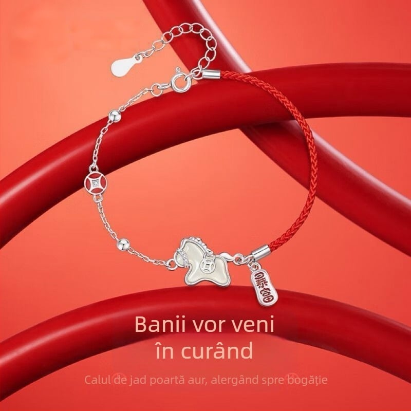 Brățară pentru femei cu motiv animal zodiac, din cupru ecologic, placare electrochimică, model SL008