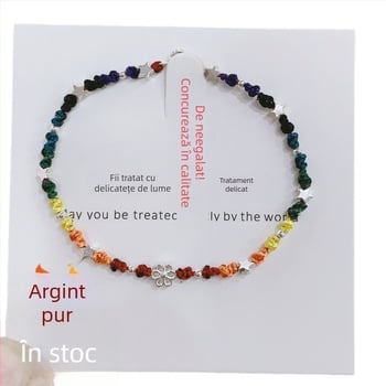 Brățară din ață de ceară cu design geometric, lucrată manual, argint 925, stil original pentru femei, origine Zhongshan