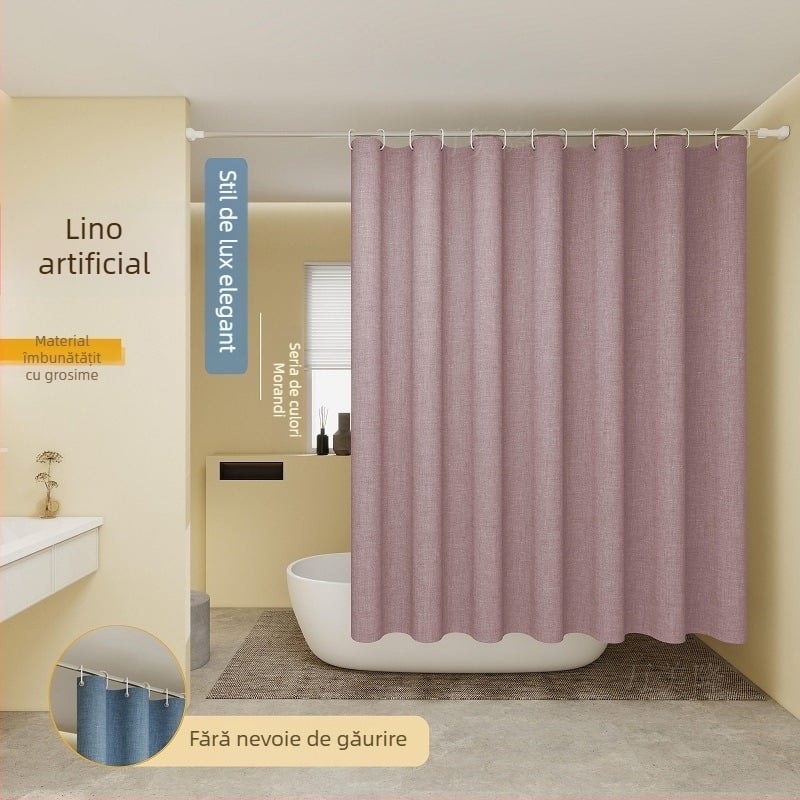 Set perdea de duș pentru baie, nailon, personalizabil, origine Zhejiang, fără brand