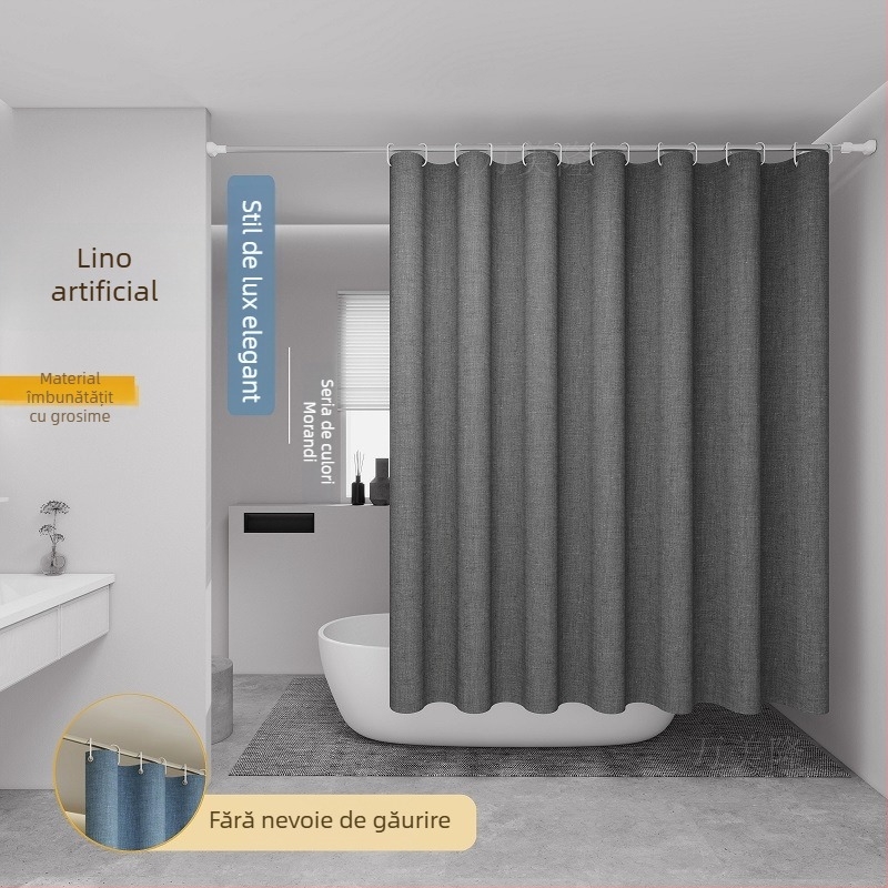 Set perdea de duș pentru baie, nailon, personalizabil, origine Zhejiang, fără brand