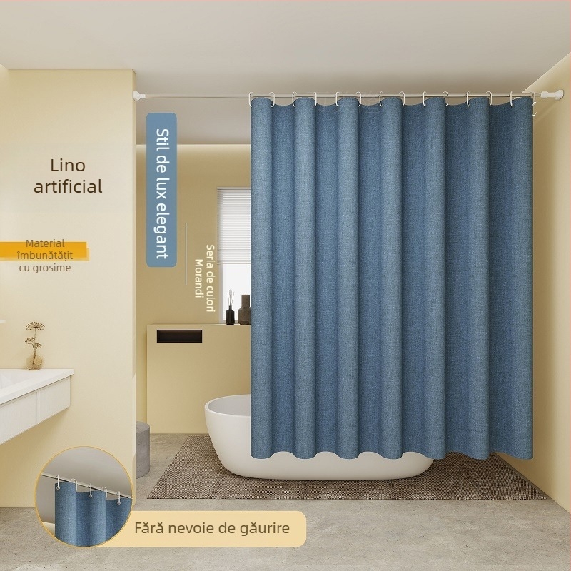 Set perdea de duș pentru baie, nailon, personalizabil, origine Zhejiang, fără brand
