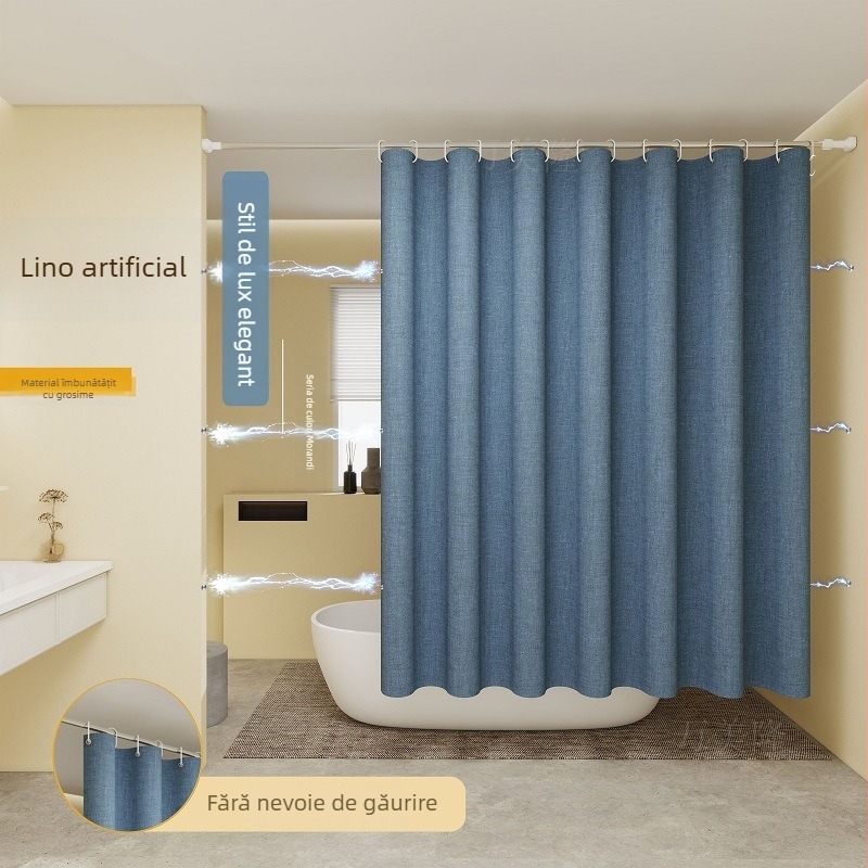 Set perdea de duș pentru baie, nailon, personalizabil, origine Zhejiang, fără brand