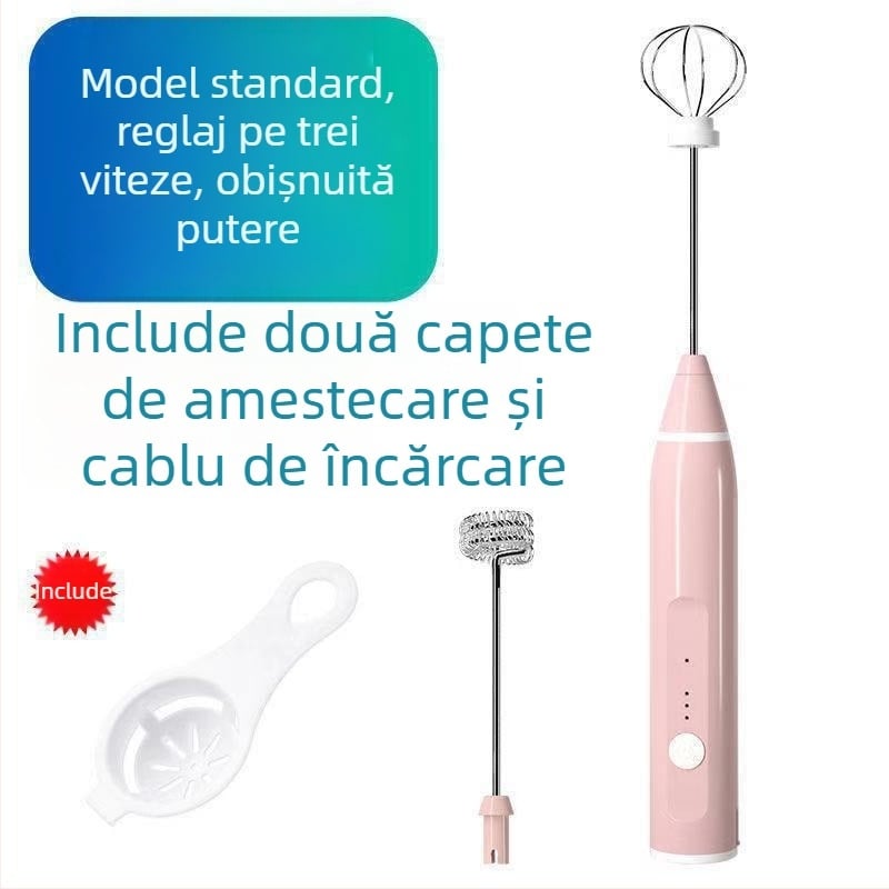 Mixer electric mini pentru ouă, pentru uz casnic – mixer pentru prăjituri, Bătător automat de albușuri | Cod KL519556445 | Brand: Altă