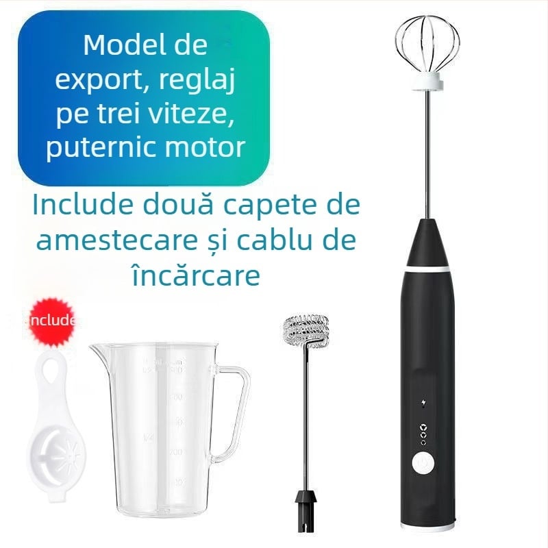 Mixer electric mini pentru ouă, pentru uz casnic – mixer pentru prăjituri, Bătător automat de albușuri | Cod KL519556445 | Brand: Altă