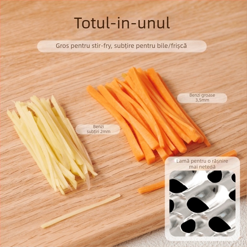 Xilin Cuțit multiplu pentru curățat și feliat cartofi – lamă din oțel inoxidabil, corp din ABS, logo personalizat, etichetă privată