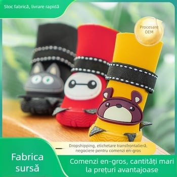 Pantofi pentru câini — impermeabili, antiderapant, calzi, rezistenți la uzură; Material: pânză; Brand: Beautiful Pet; Origine: Jiangsu