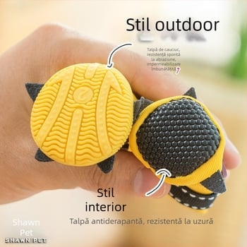 Pantofi pentru câini — impermeabili, antiderapant, calzi, rezistenți la uzură; Material: pânză; Brand: Beautiful Pet; Origine: Jiangsu