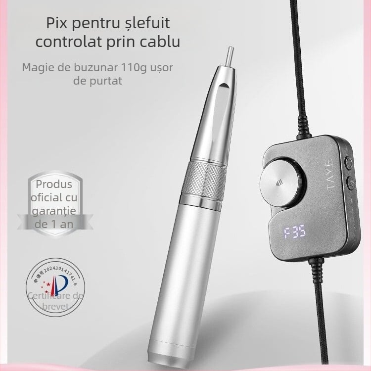 Polizor pentru unghii electric stilou – Brand: Her leaves; Brand autohton; Pentru uz general; Nu este importat