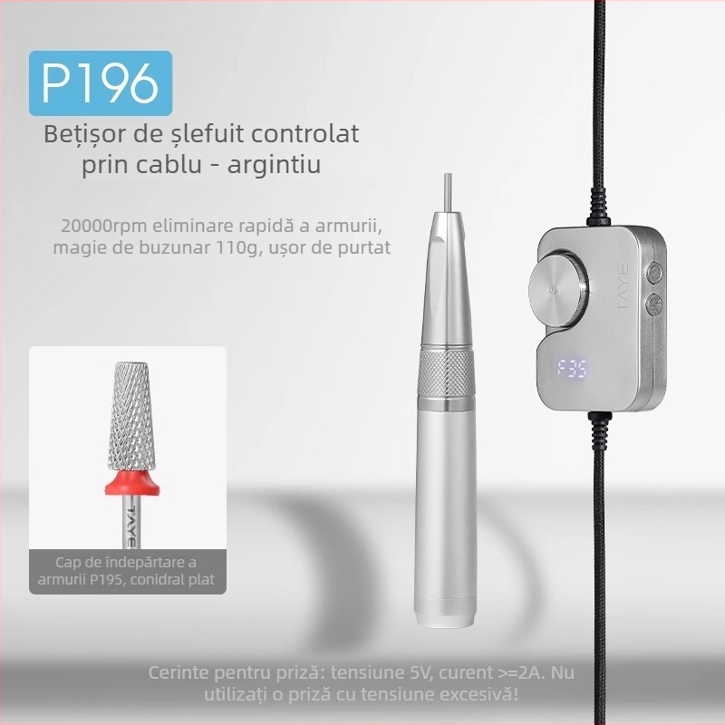 Polizor pentru unghii electric stilou – Brand: Her leaves; Brand autohton; Pentru uz general; Nu este importat