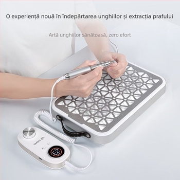 AMDMG D460 polizor pentru unghii cu cupă vidată, electric, rezistent la apă – pentru îndepărtarea pielii moarte, instrument profesional de manichiură