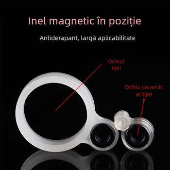 Kit de modificare a undiței de pescuit cu tambur și frână frontală, inel ghidaj și bobină