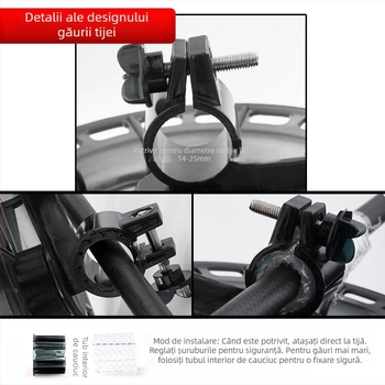 Kit de modificare a undiței de pescuit cu tambur și frână frontală, inel ghidaj și bobină