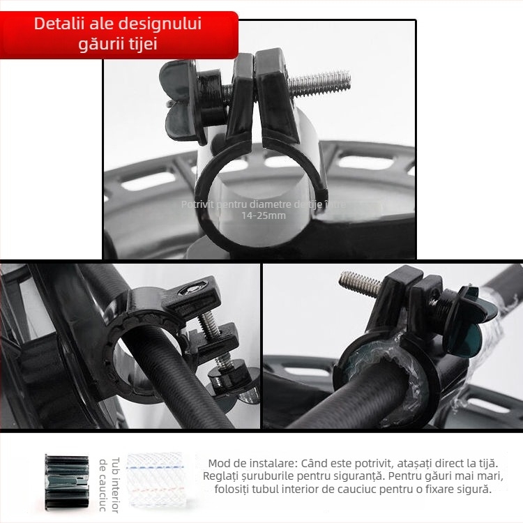 Kit de modificare a undiței de pescuit cu tambur și frână frontală, inel ghidaj și bobină