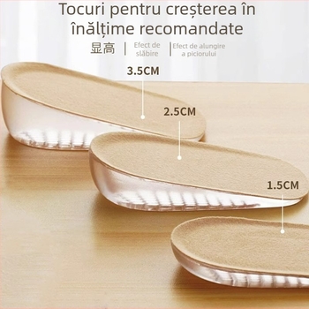 Talpă invizibilă de creștere a înălțimii, silicon, Model Fszgxd, Utilizare în exterior, Unisex