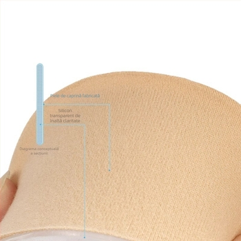 Talpă invizibilă de creștere a înălțimii, silicon, Model Fszgxd, Utilizare în exterior, Unisex