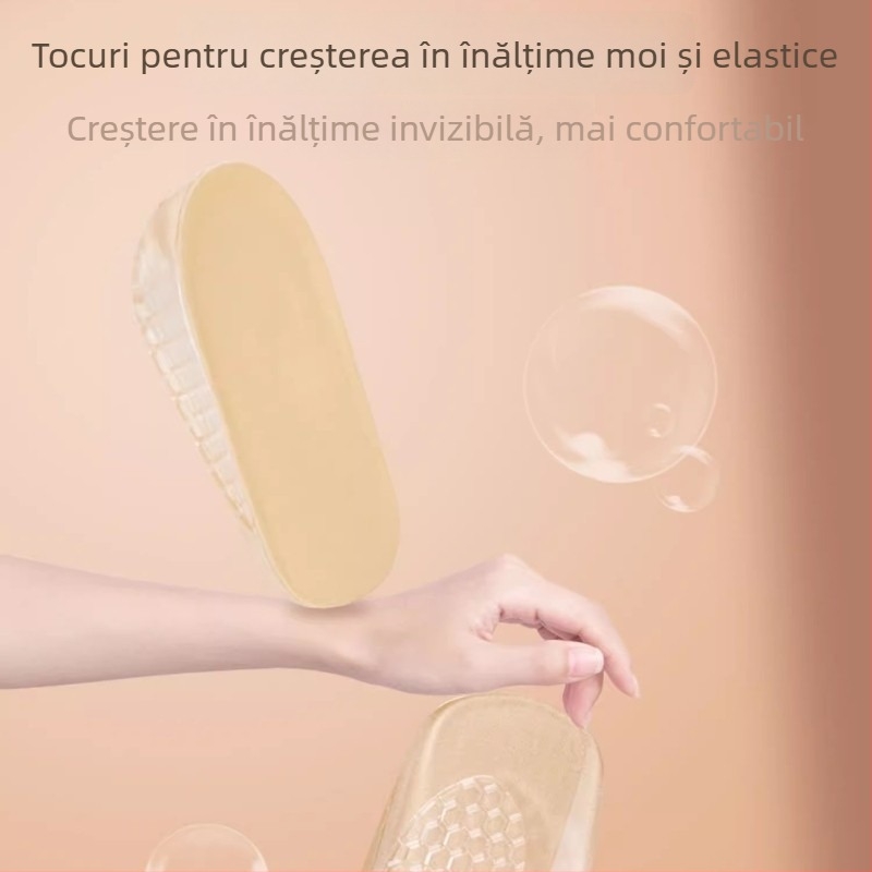 Talpă invizibilă de creștere a înălțimii, silicon, Model Fszgxd, Utilizare în exterior, Unisex