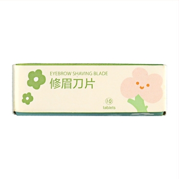 Michelle set lame de crestat sprâncene, 10 bucăți, din oțel inoxidabil anti-zgârieturi, pentru femei și artiști în make-up, origine Zhejiang