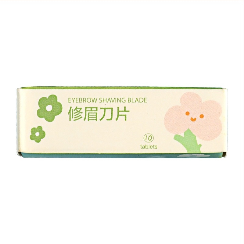 Michelle set lame de crestat sprâncene, 10 bucăți, din oțel inoxidabil anti-zgârieturi, pentru femei și artiști în make-up, origine Zhejiang