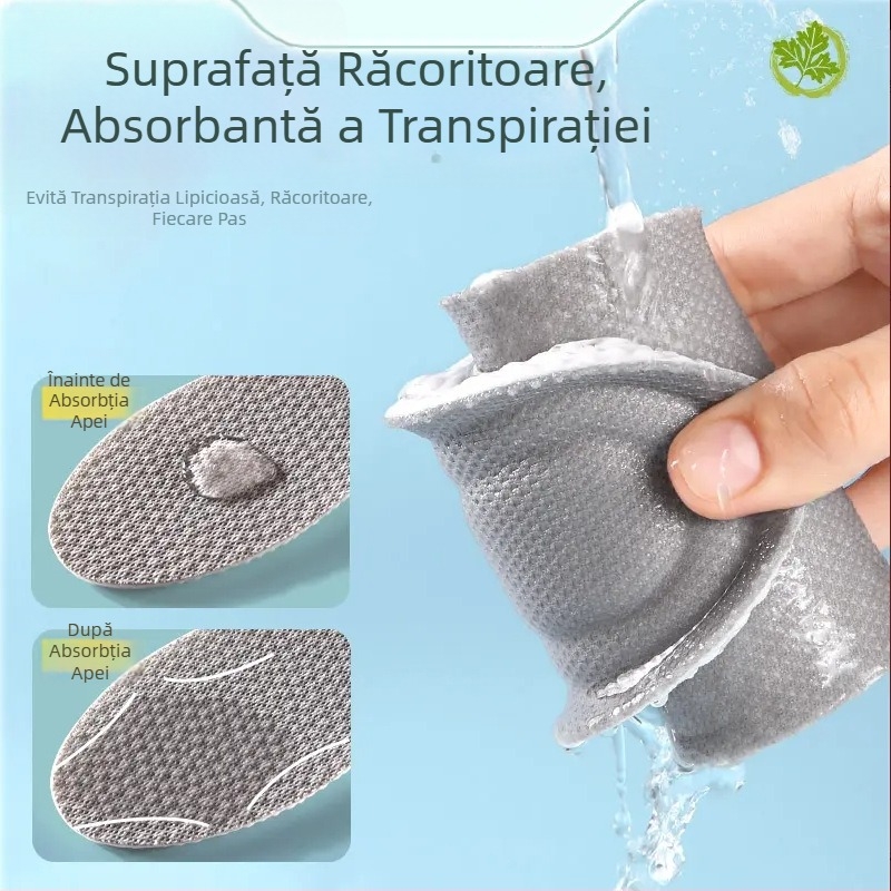 Talpă PU cu Mugwort, deodorant, talpă integrală, model Light Fulfillment 666, complet căptuțită, unisex